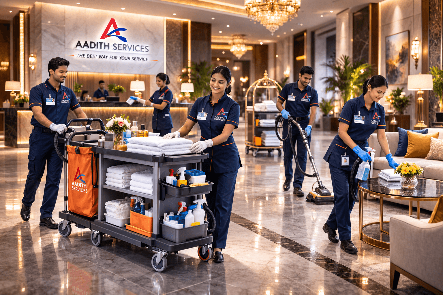 Hotel Housekeeping Staff